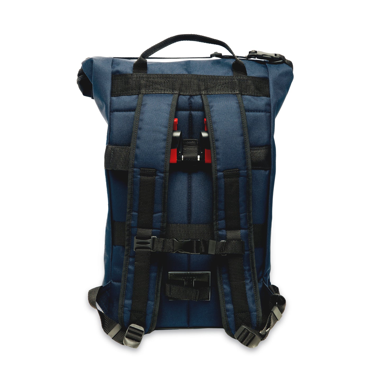 2-in-1 Fahrradtasche und Rucksack Liz Marineblau Kork – mit Halterung für Gepäckträgern von Spleen Berlin perfekt für Pendler