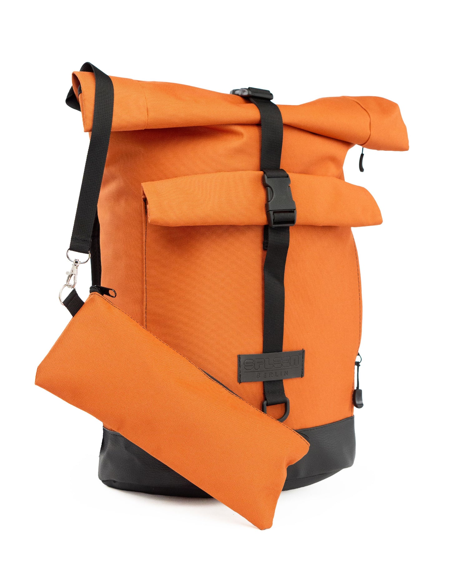 Fahrradtasche Bob Skandinavien Orange mit robuster Gepäckträgerhalterung – ideal für den Alltag auf dem Rad.