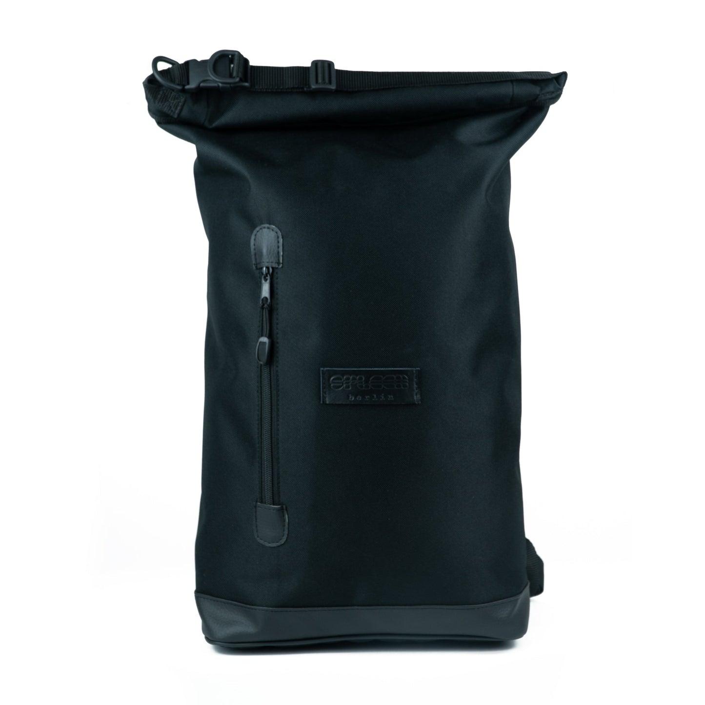Spleen Berlin - veganer Fahrradrucksack aus Cordura – langlebig, leicht und nachhaltig produziert in Europa. Rucksack-Funktion der Fahrradtasche Liz Black – bequem tragbar, optimal für Uni und Büro.