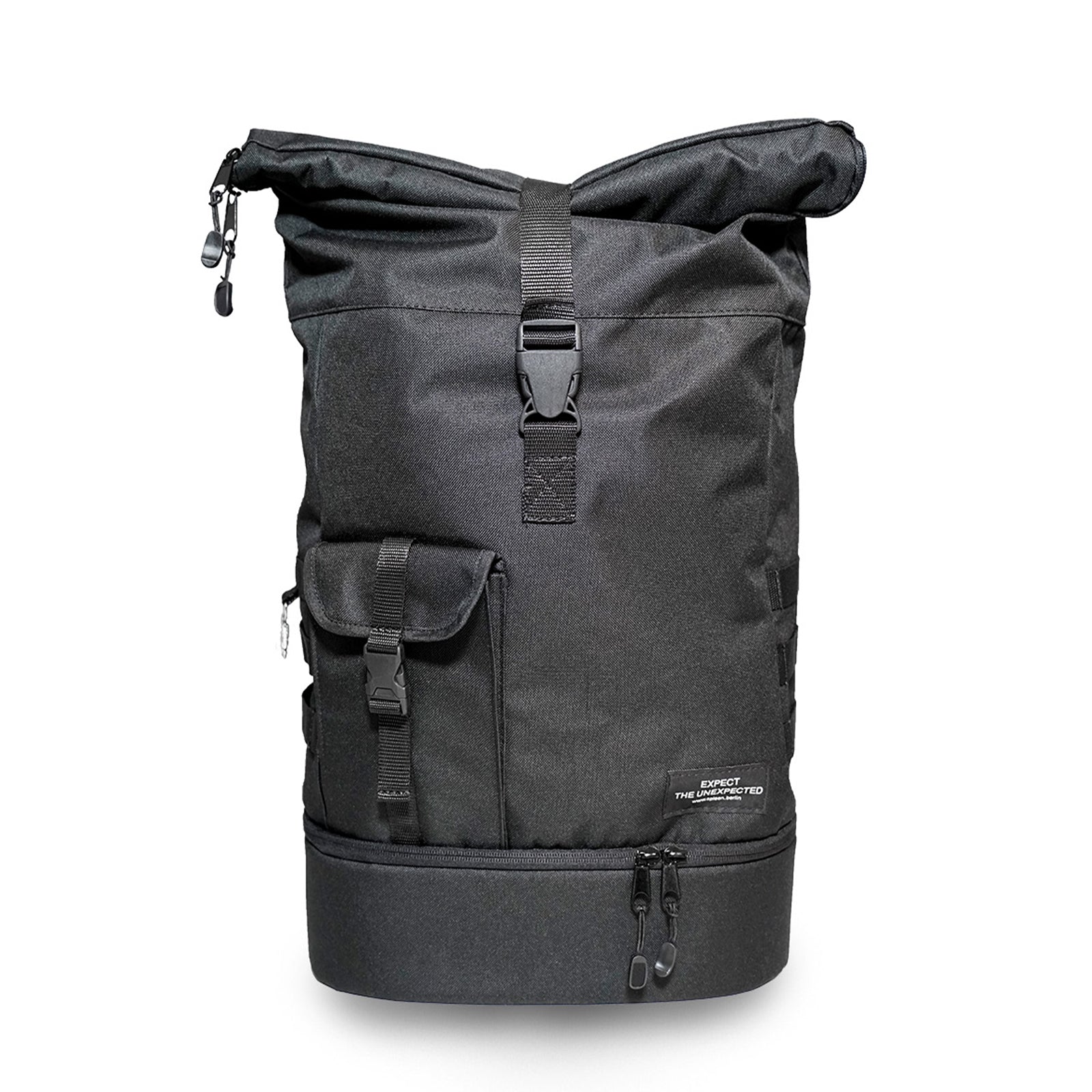 Neil - Black – Vielseitiger Rucksack & Fahrradtasche