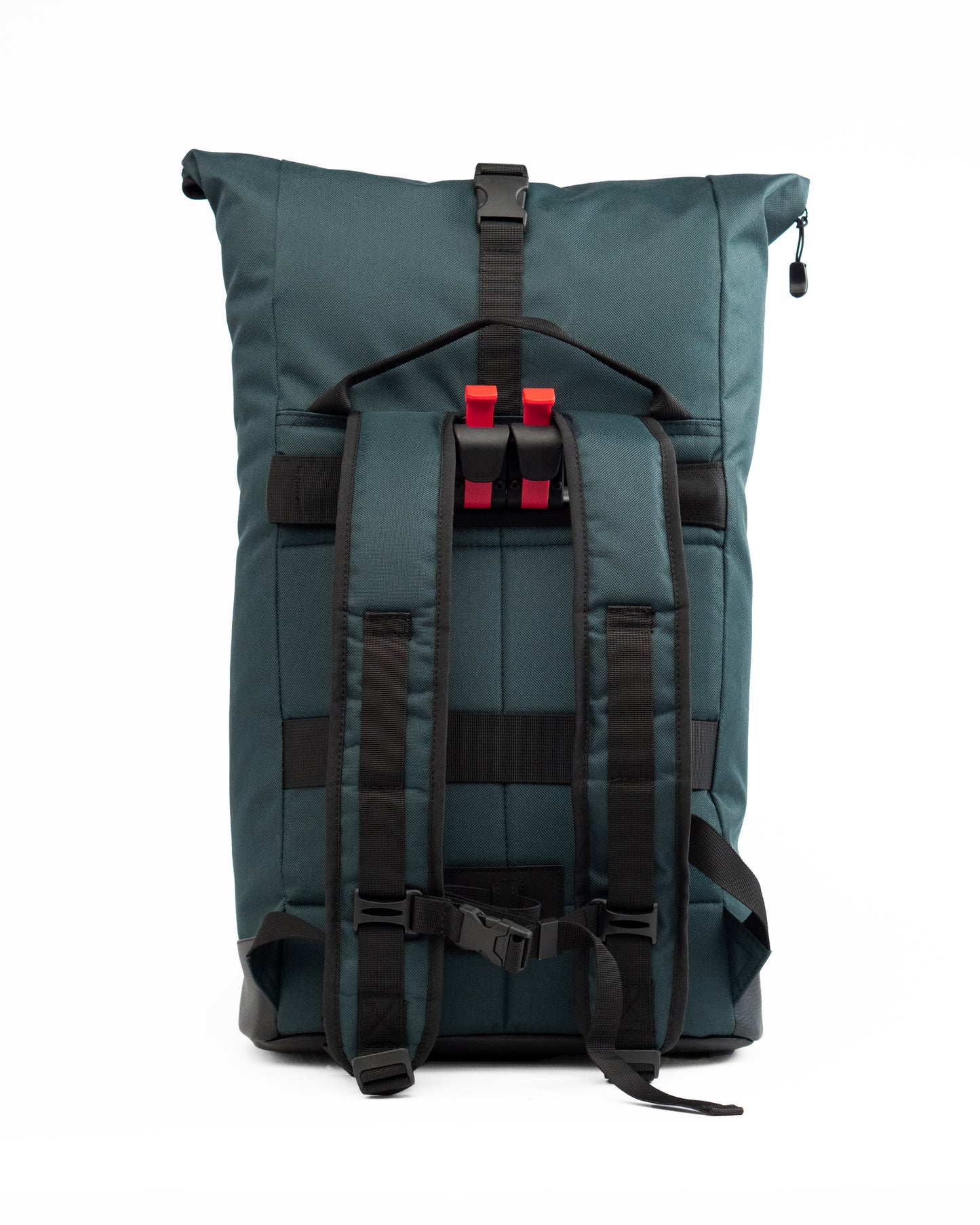 Rucksack Bob Green Glow – gepolsterte Schultergurte, reflektierender Fahrradrucksack mit Gepäckträger-Halterung von Spleen Berlin.
 © Spleen Berlin