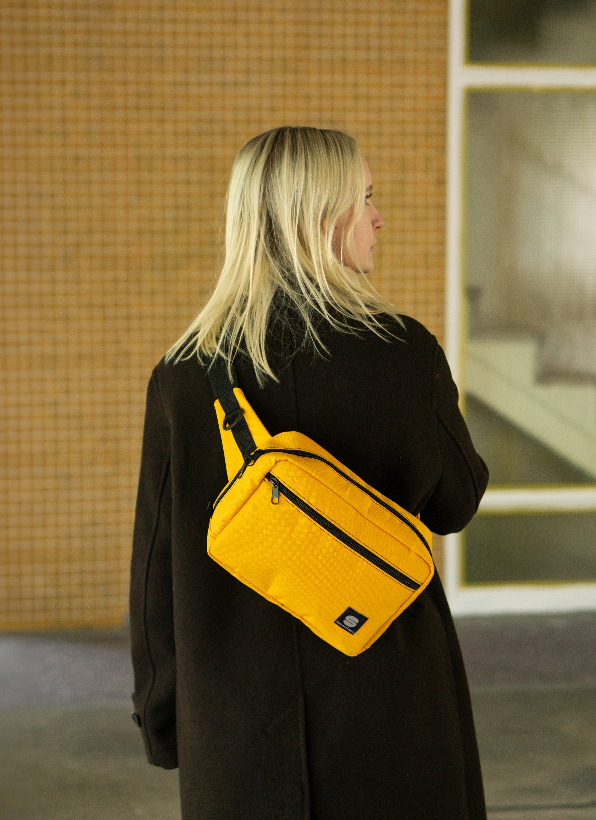 lenkertasche gelb Crossbodybag Sunrise