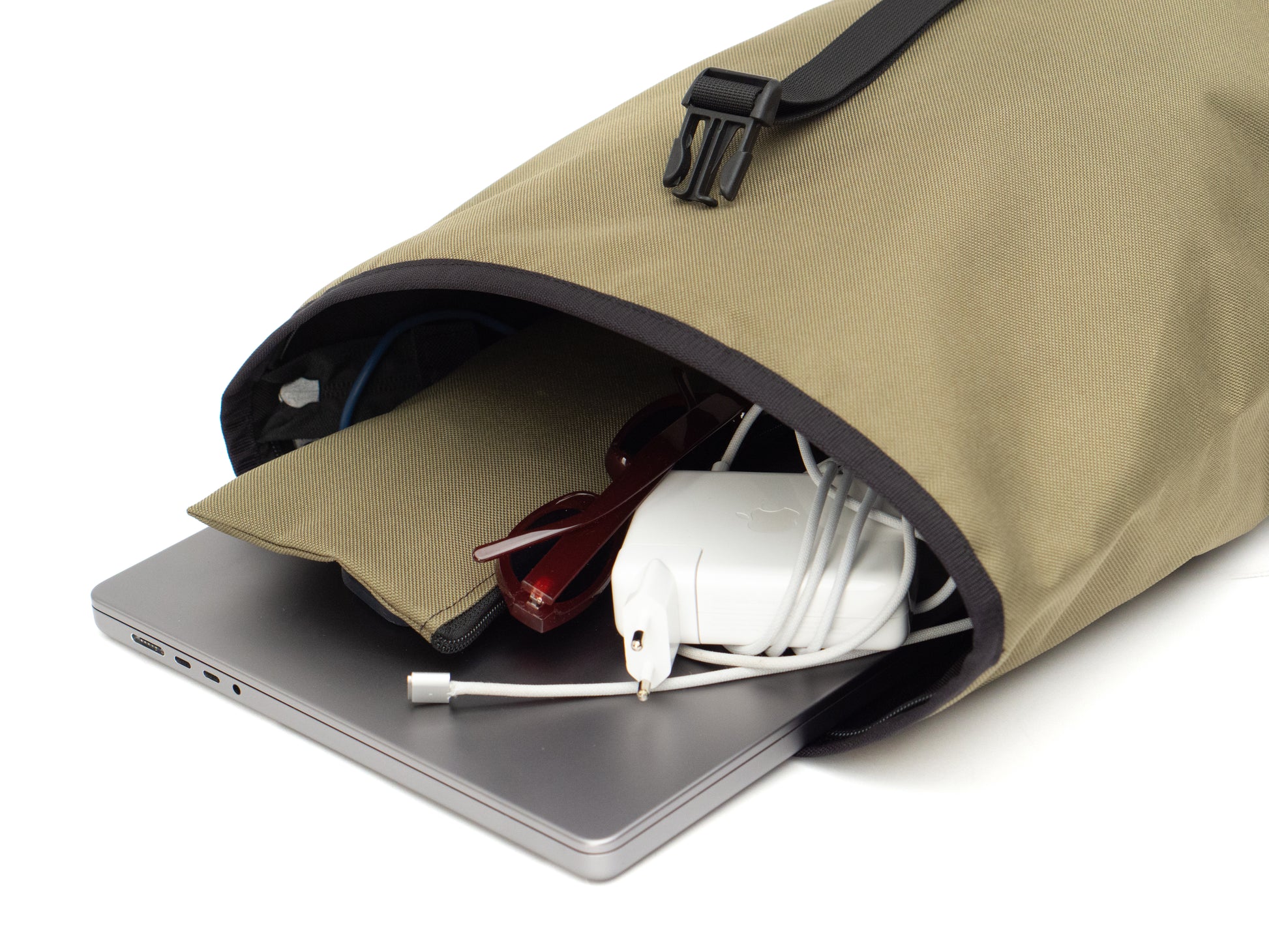 Fixie - Olive Sportlicher Rucksack & Fahrradtasche