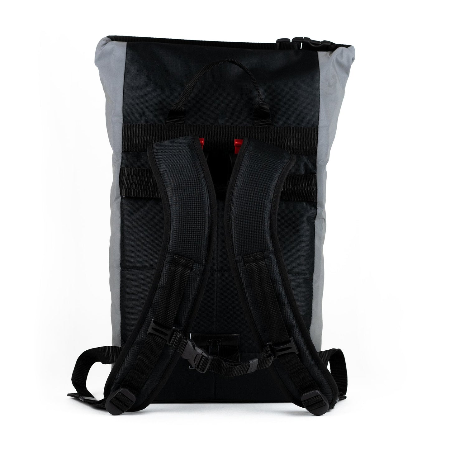 Fahrradtasche Neo Glow von Spleen Berlin mit Halterung – sicher am Gepäckträger befestigbar für Pendler und Radreisende. Reflektierend  für Sichtbarkeit im Straßenverkehr.
