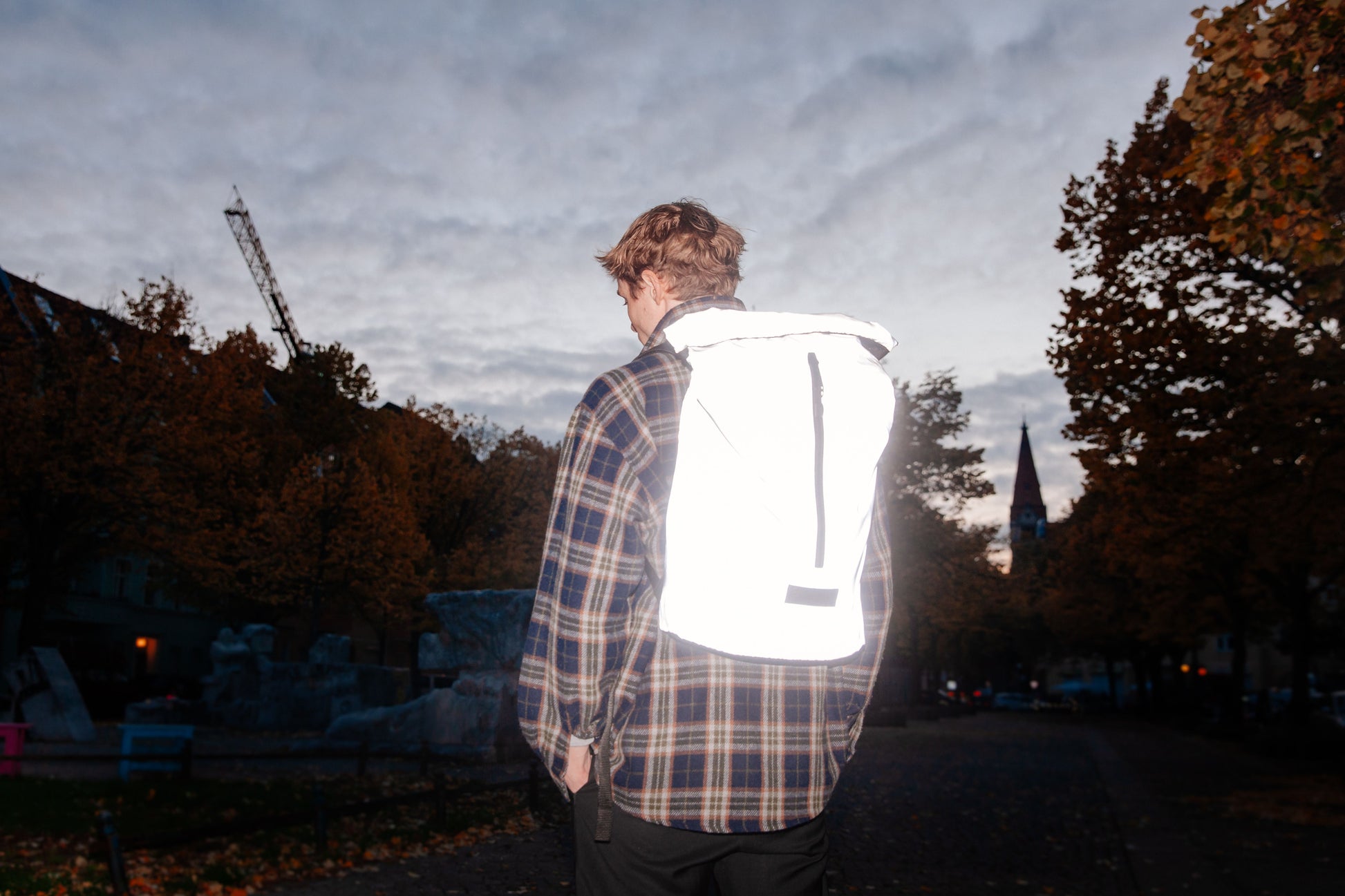 fahrradrucksack mit licht Neo - Glow Smarter Rucksack & Fahrradtasche in einem