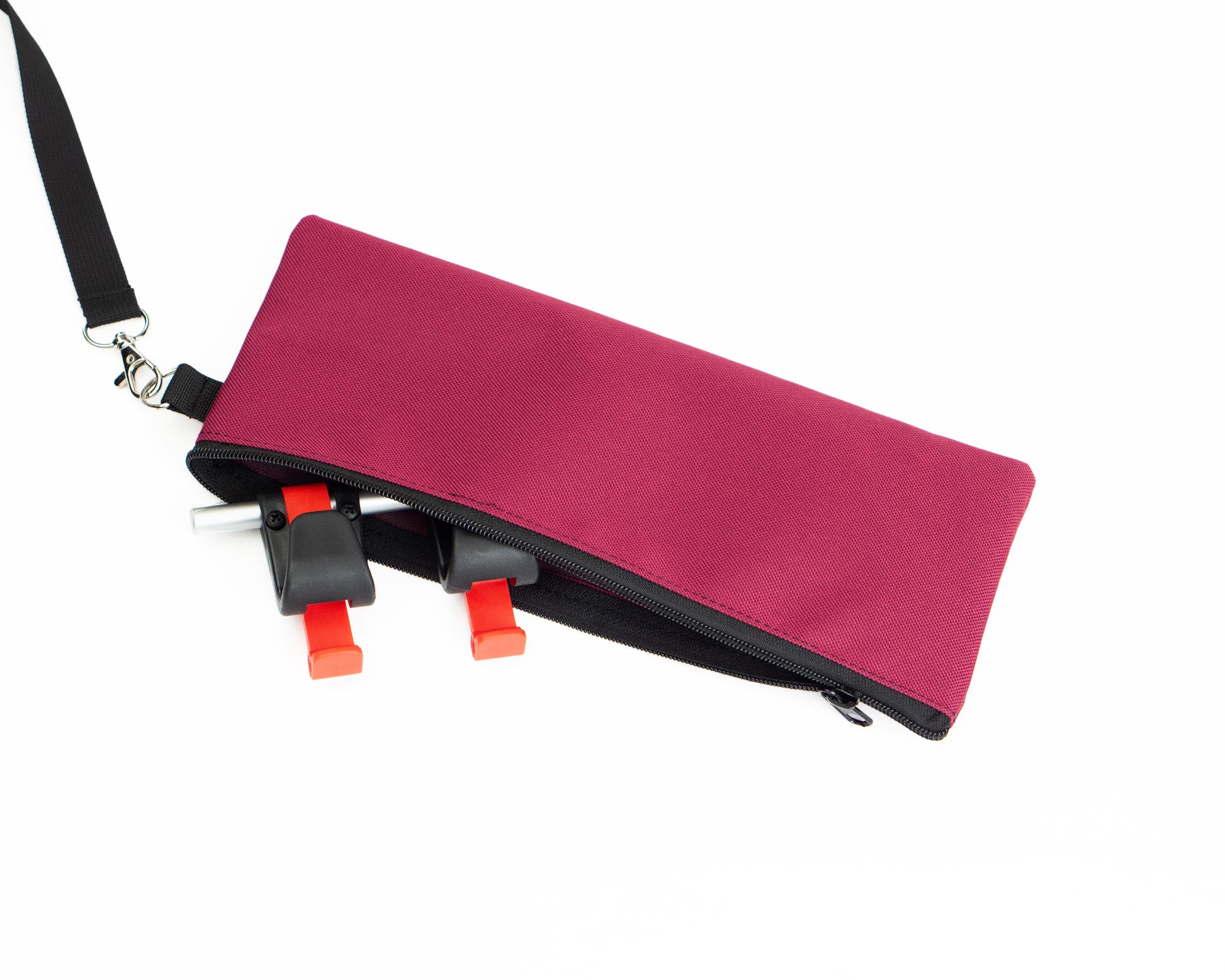 Organizer Bordeaux - Tasche klein und platzsparend – leicht zu verstauen im Rucksack oder an der Fahrradtasche, Fahrradrucksack. © Spleen Berlin