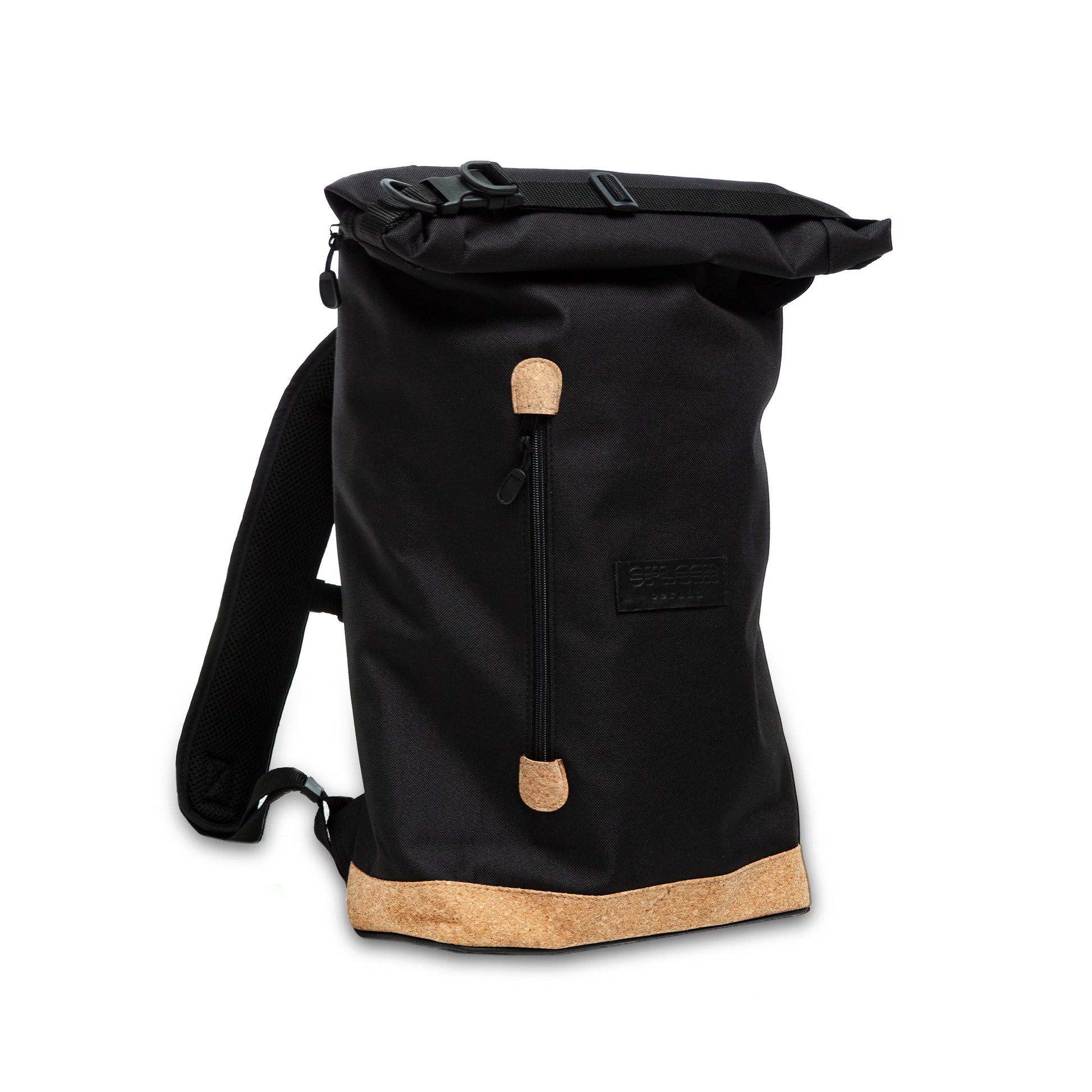 Liz - Black Kork 2-in-1 Rucksack & Fahrradtasche